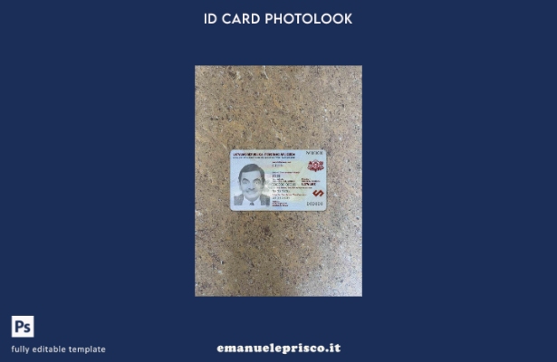 modello FRONTALE photolook ID Lettonia stile verificato